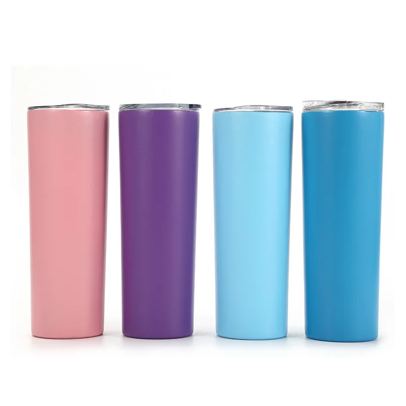 Seaygift Sublimation Blanks Stainless Steel Skinny Tumblers 20 Oz Slim ...