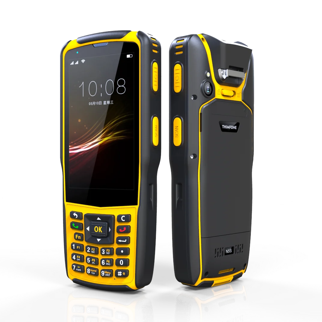 

Android 7.1 PDA IP67 Rugged Mobile Computer PDA 1D 2D Zbra Barcode Scanner for Delivery Shipping Warehouse Retail Inventory