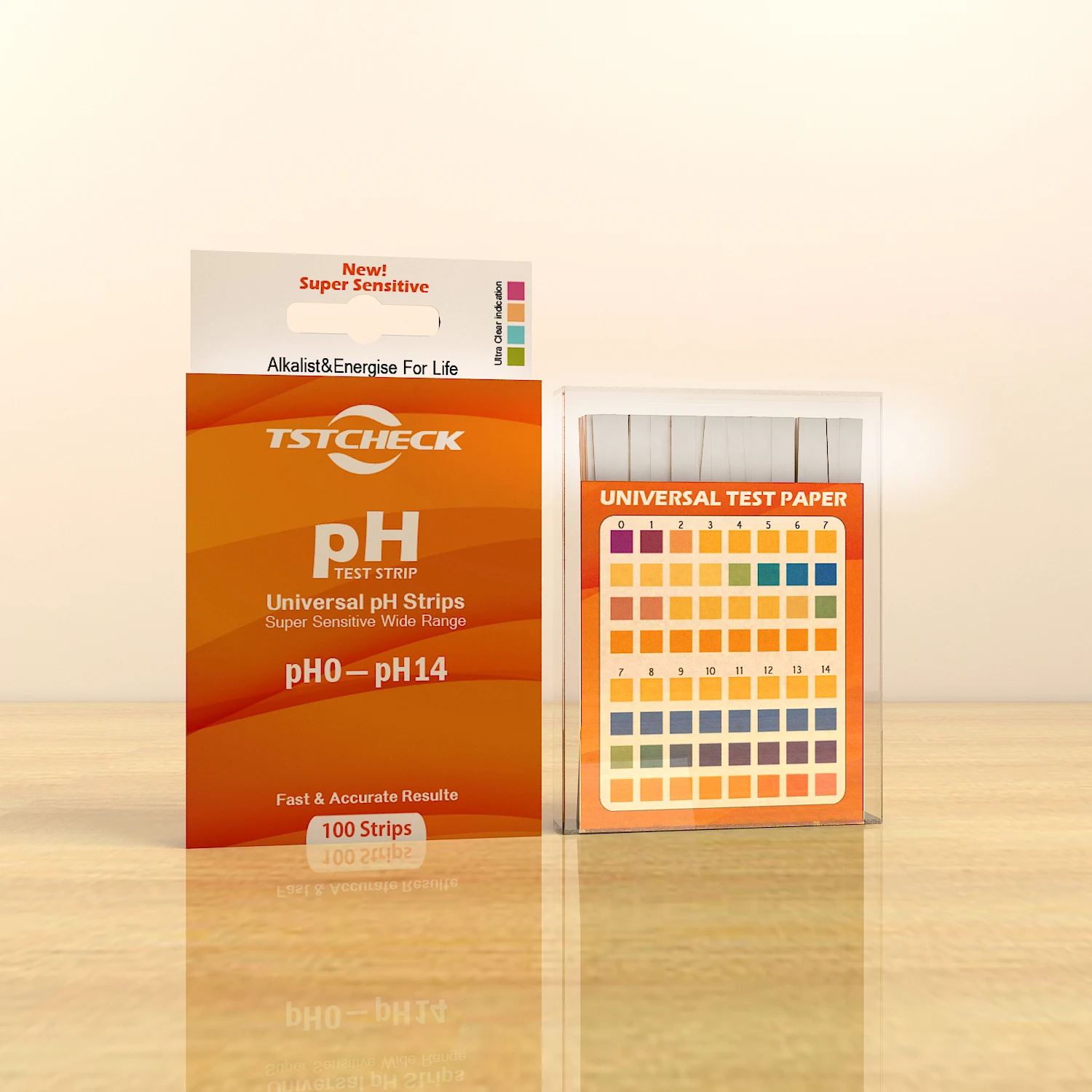 Gastric Juice Ph Test Paper Tracks Body Alkaline Acid Levels 014 Ph