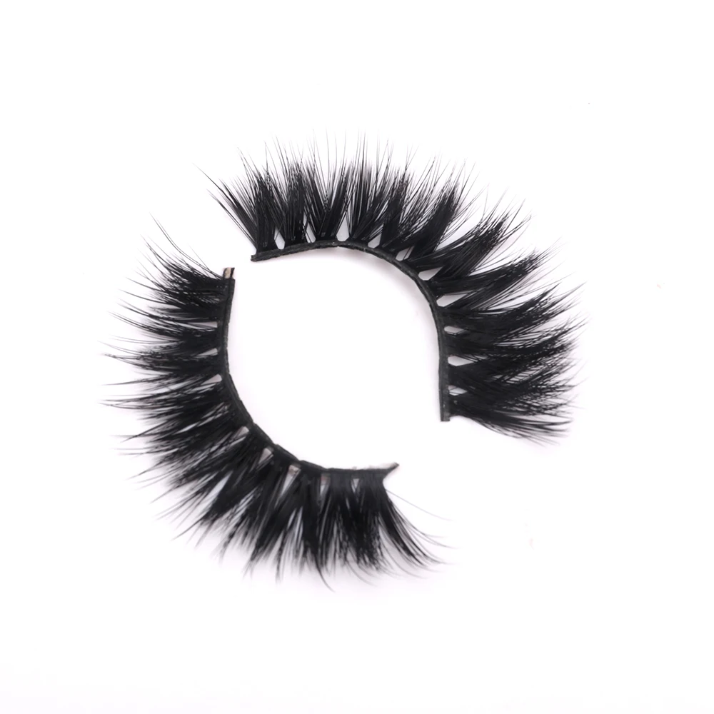 

Wholesale 3 pairs makeup false mink eyelashes strip, Black