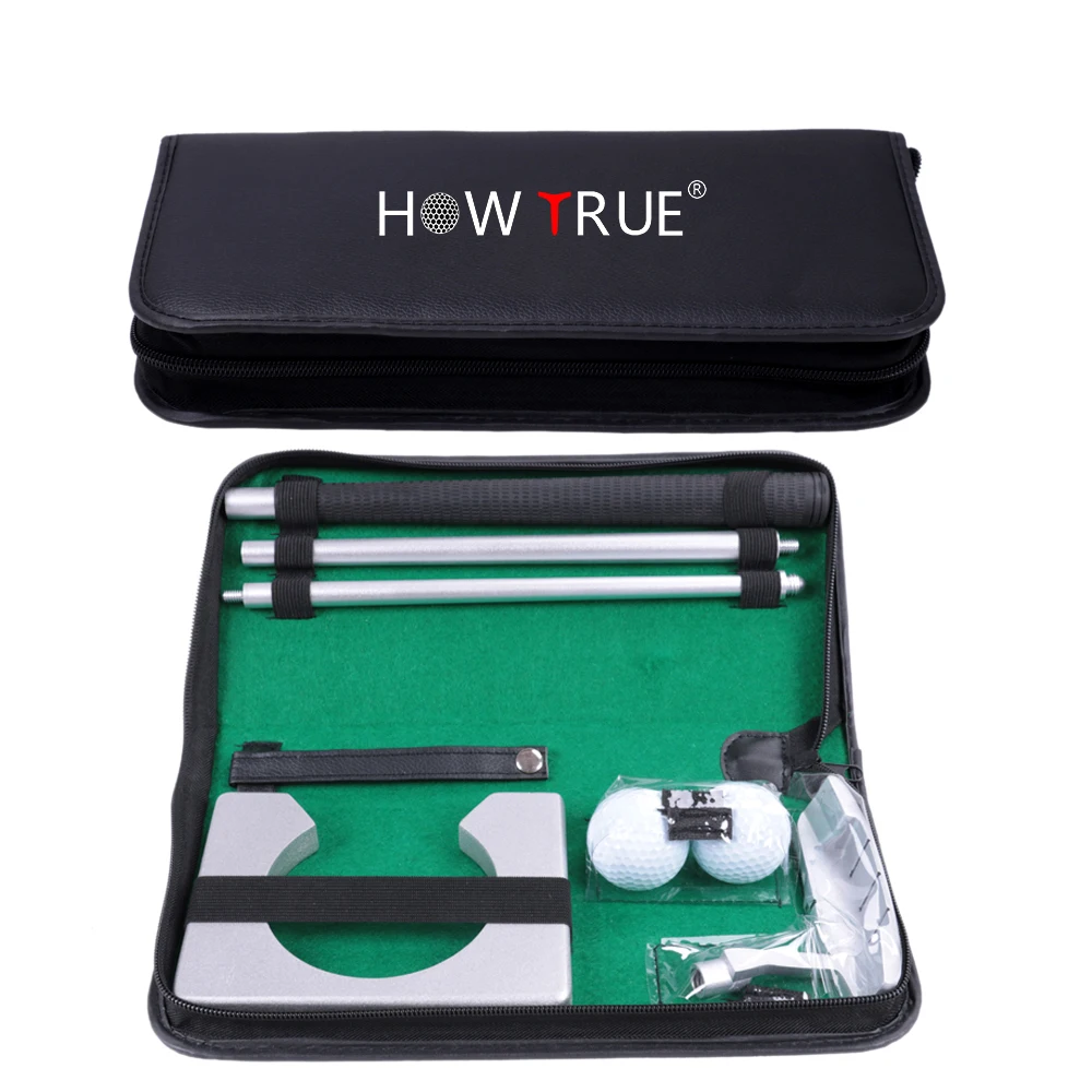 

Wholesale Portable Golf Gift Sets Indoor Office Putter Set Kit, Silver