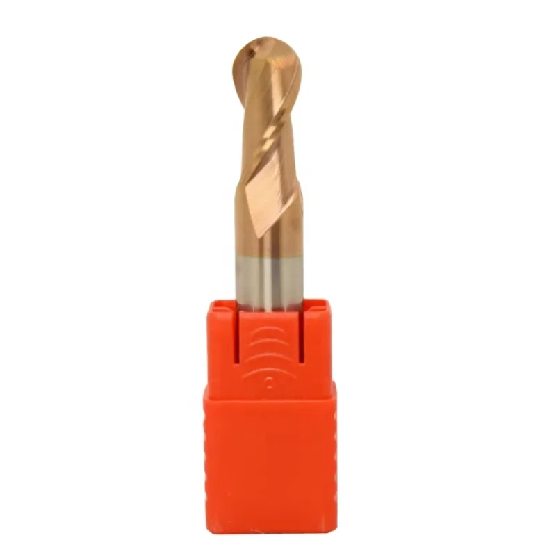 HRC55 Carbide Ball End Mill Cnc Milling Ball End Mill Cutter for Steel