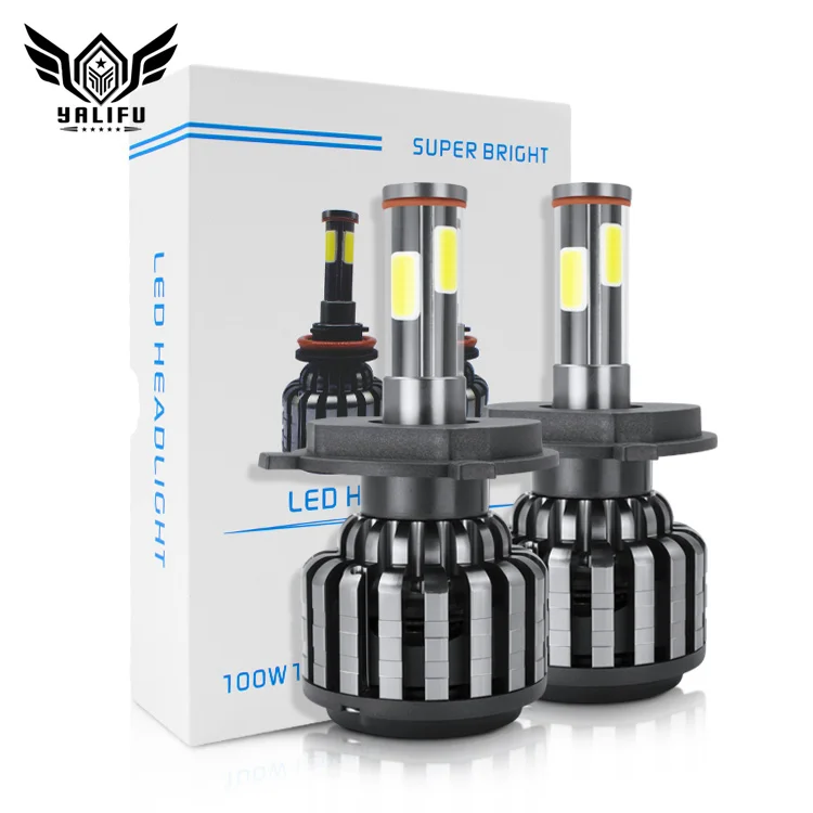 Hot sell headlights 100w 24v  G5  G9 12000lm fans waterproof led bulbs 6000k h7 h4 high low led headlights