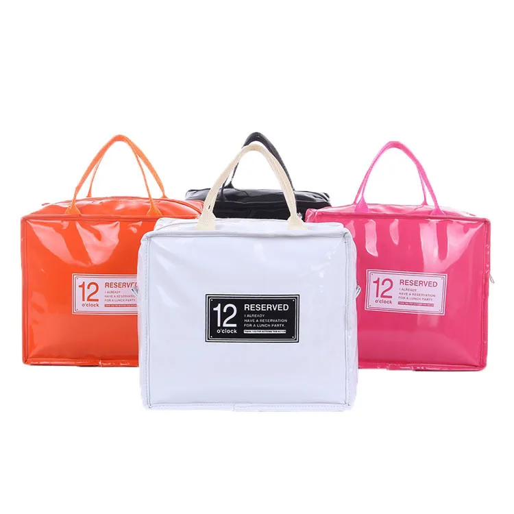 

portable Waterproof Outdoor Large Capacity Picnic Handbags Household Pu thermal insulation Fresh Lunch Bag, Customizable