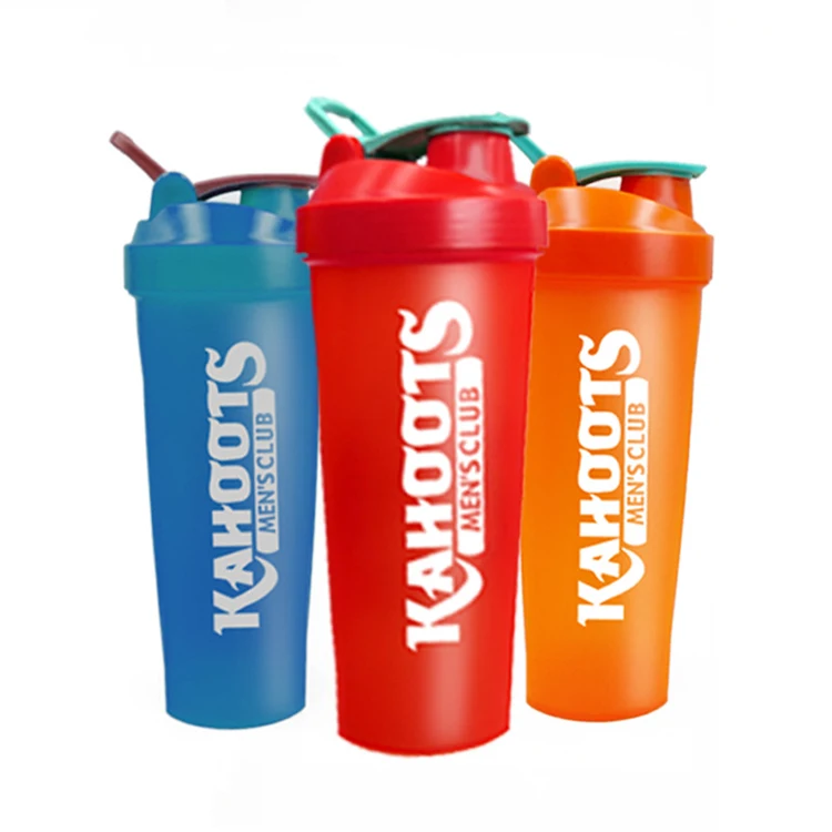 

Wholesale 800ML Plastic Custom Logo Protein Shaker Bottle Protein Sport Plastic Cup Shaker Bottle, 5 colors