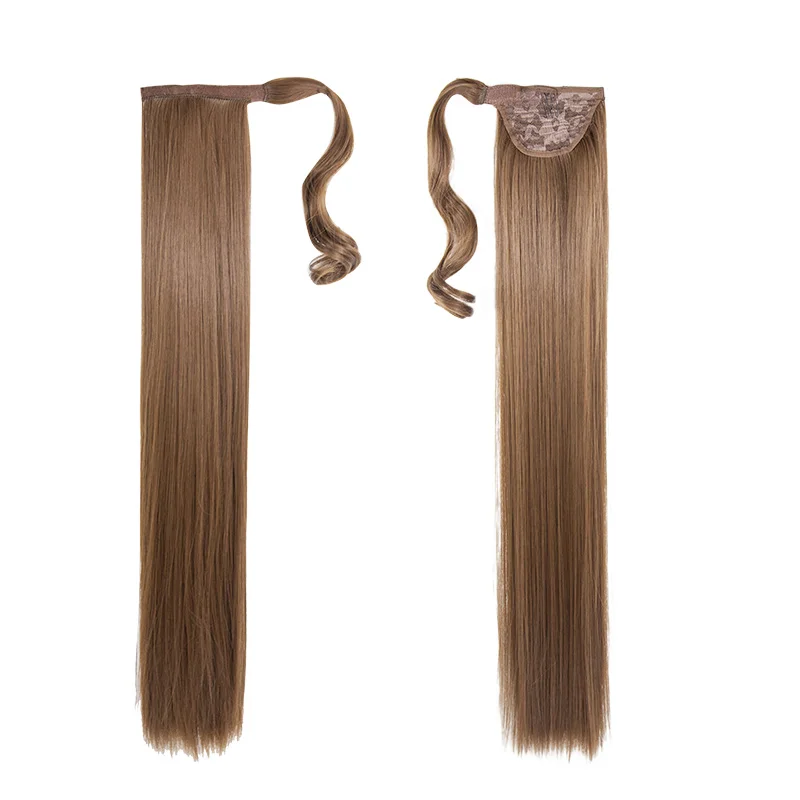 

New Arrival High Quality Gorgeous Straight European Style Synthetic Wrap Around Ponytail 30" Long, Customized color