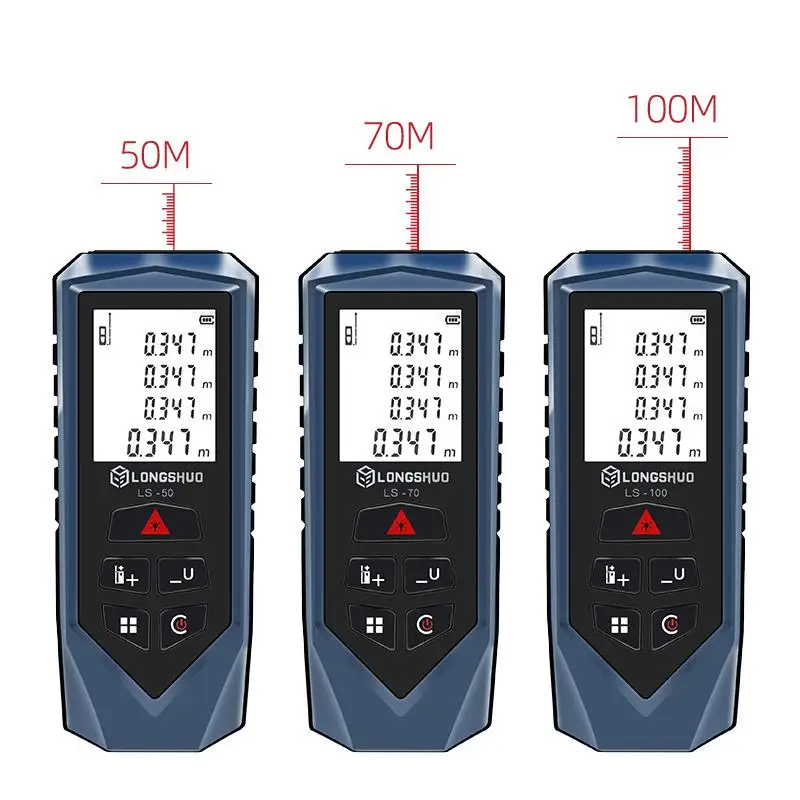 

digital laser distance meter 50m 70m 100m laser range finder measuring tape Infrared rangefinder Handheld