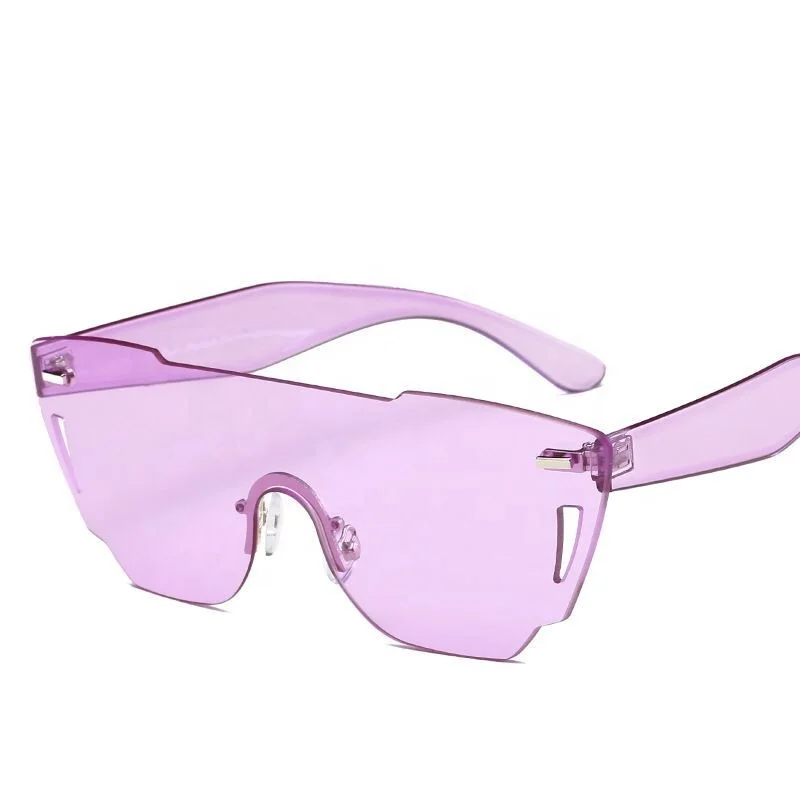 

New Fashion Retro Men Women Big Frame One Piece Lens Sunglasses Oversized Square Sunglasses, Pantone color