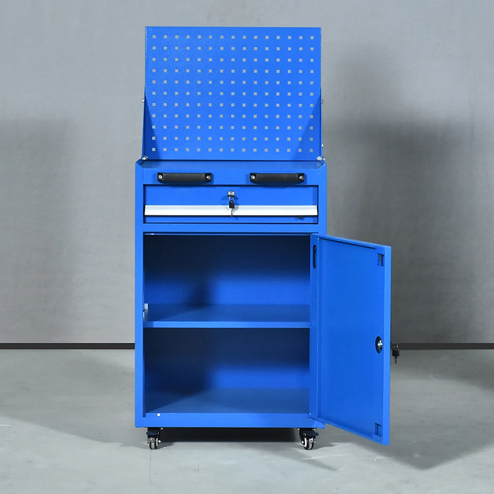 
Cheap workshop garage metal tool cabinet on wheels 