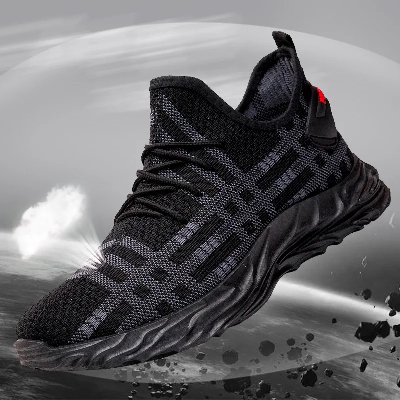 

Men's Blade Sneakers Mesh Breathable Fashion Sports Casual Walking Running Shoes, 2 colors