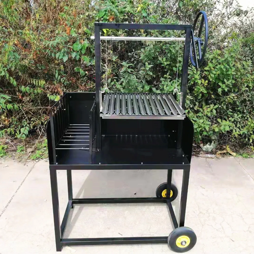 Chariot Santa Maria Barbecue Argentine Asado Gril Avec Côté Barbecue portable OGrill 3000 | Tienda de Camping online