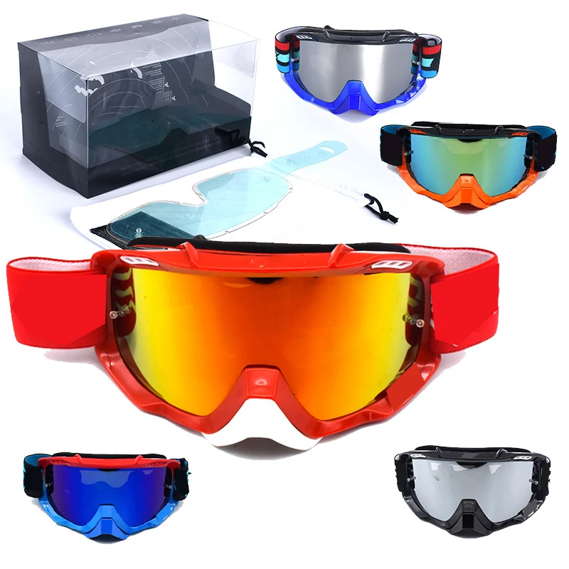 

Motorcycle Outdoor Glasses Sunglasses Casque Helmet Goggles ATV MX Cycling Off Road Ski Sport Dirt Bike Racing Helmet googles, Multiple colors
