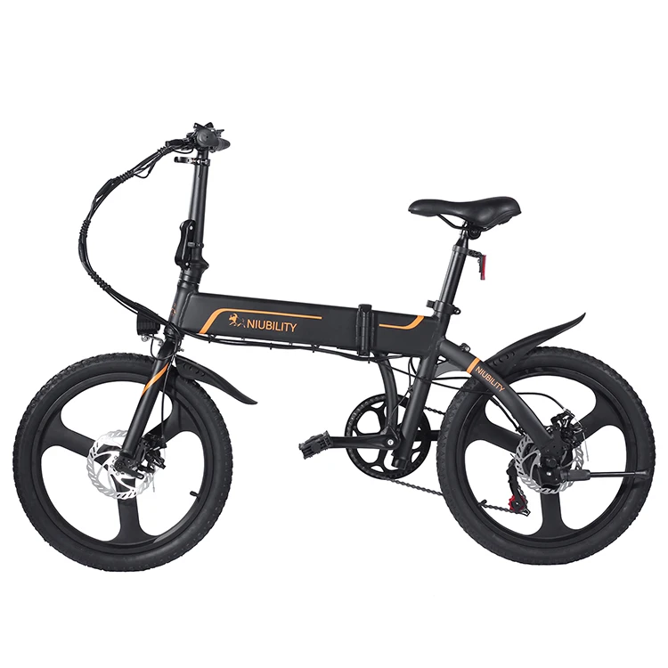 

EU Warehouse NIUBILITY B20 foldable electric bicycle 36V10.4Ah battery 350W motor power max speed 25km/h
