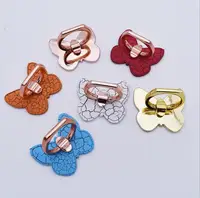 

Custom plastic butterfly alloy ring mobile phone holder ring phone holder