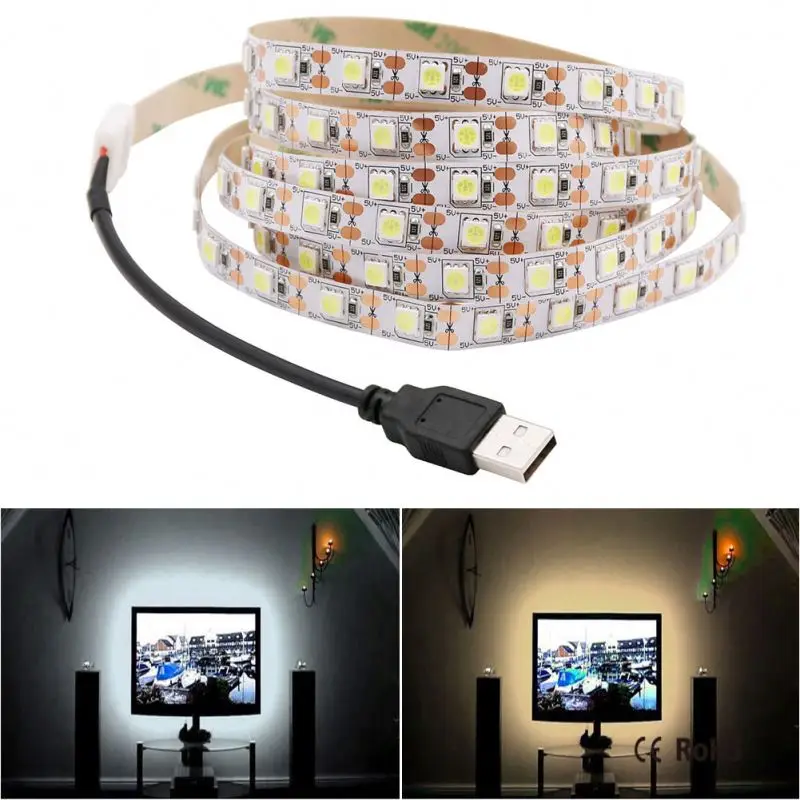 Wifi Wireless RGB White Colorful Smartphone Controlled SMD5050 IP65 Bright Fun Smart LED Light Strip with Alexa