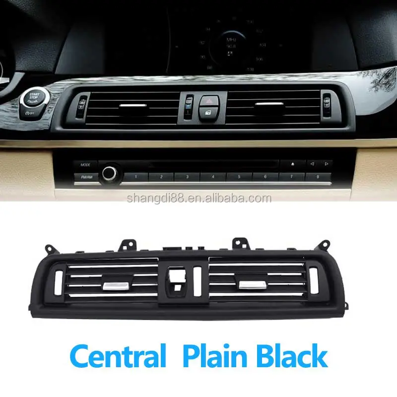 X AUTOHAUX A/C Vent Grille Air Conditioner Outlet Vent Grill for BMW 5 Series F10 F18 64229166885 Center 