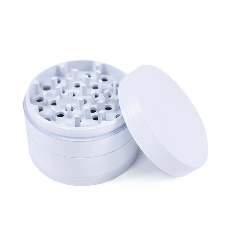 

Tabaco Ceramic paint smoke grinder, aluminum alloy non-oxidized four-layer grinder, non-rubber paint metal smoke grinder