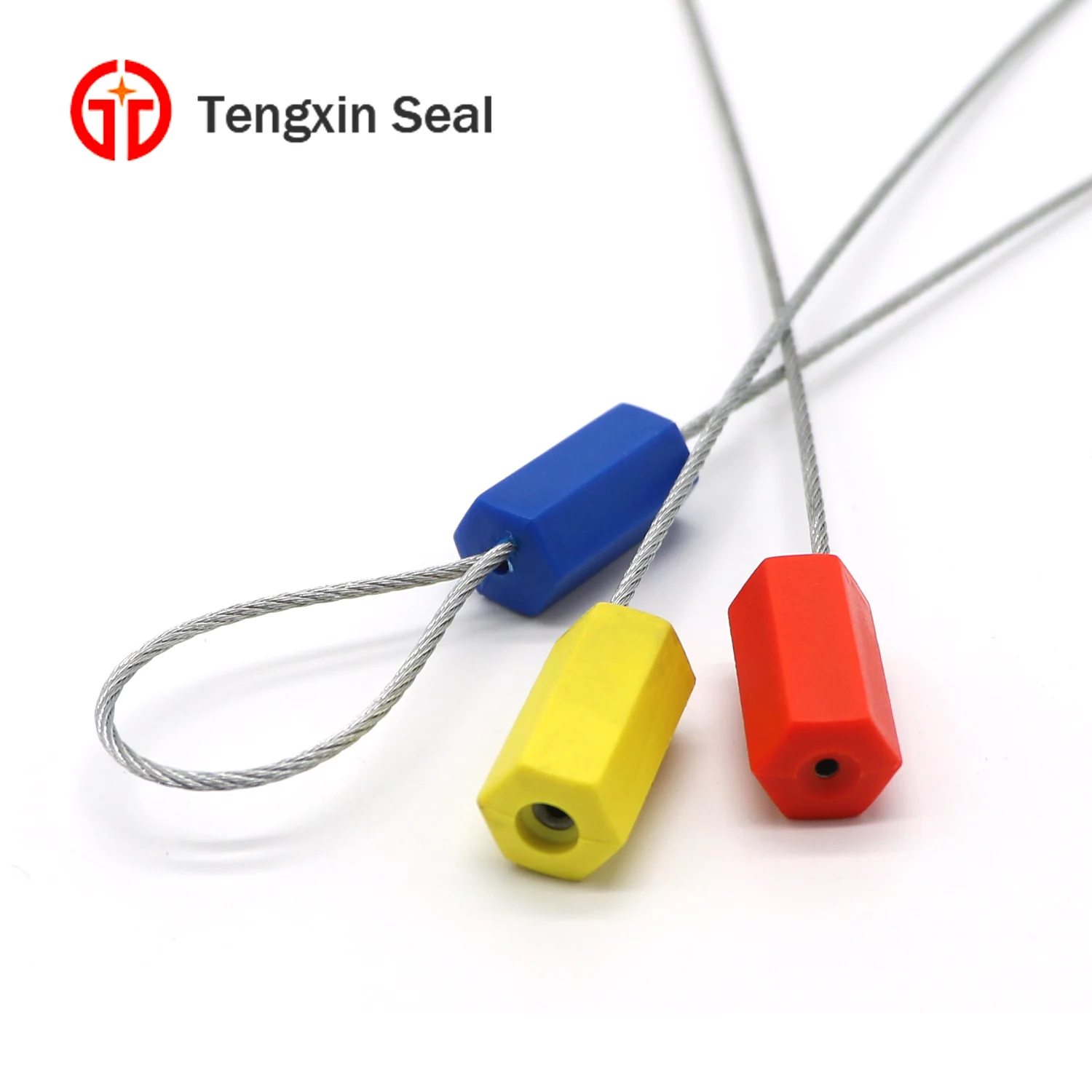 

TXCS 201 Hexagonal Pull Tight Plastic Wire Cable Container Seal Lock, Red, bule, yellow, orange or customized