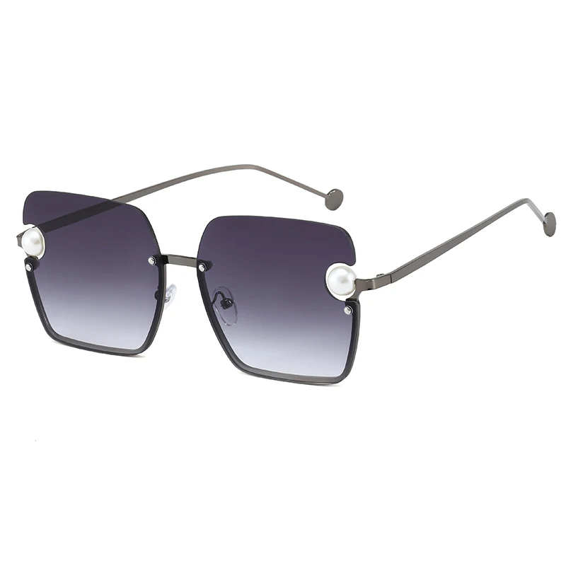 

RENNES [RTS] Wholesale 5 colors square PC lens rimless glasses ladies trendy sunglasses ce, Choose