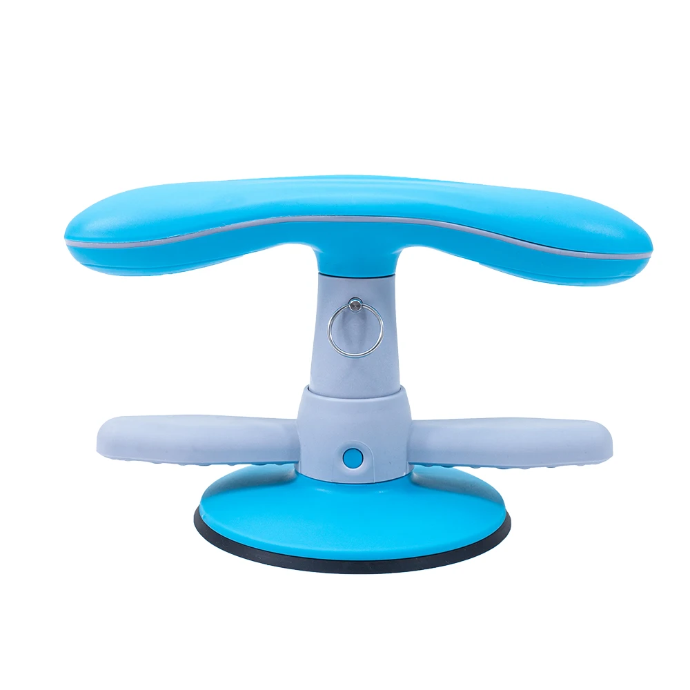 

soft plastic sit-ups assistant device for aerobic exercise Portable Suction Cup Sit-up Assist Adjustable Sit-up Device, Pink, blue