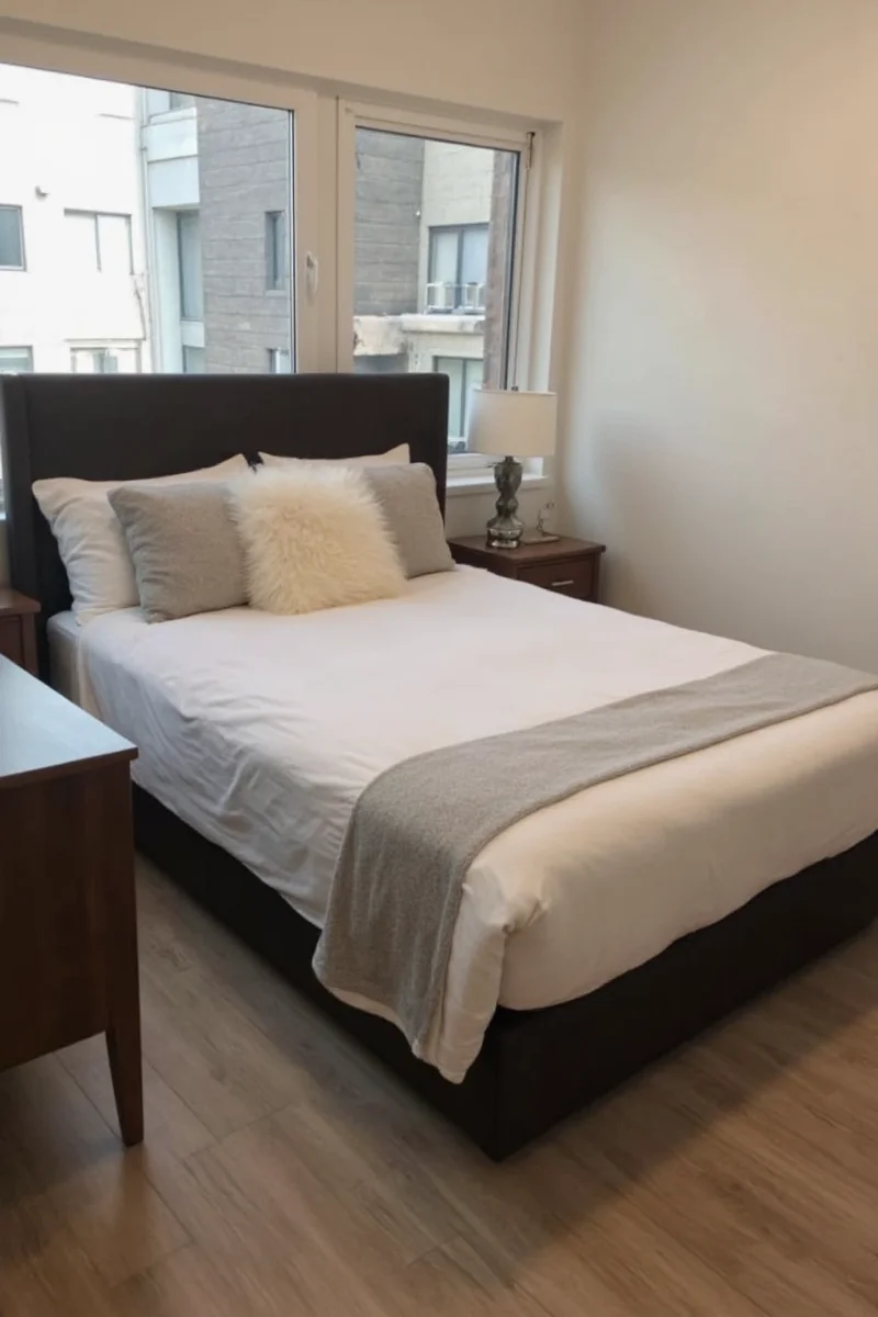 Family-friendly bedroom with bunk beds and playful decor