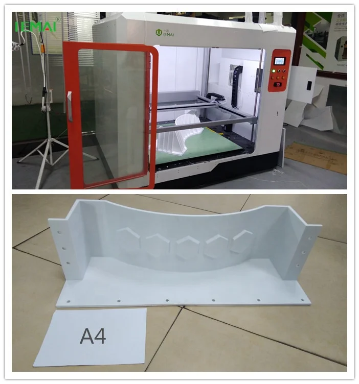 Large Format 3D Printer 1000x1000x1000 Mm Industrial 3d Printer , professional FDM 3 D machine 1m