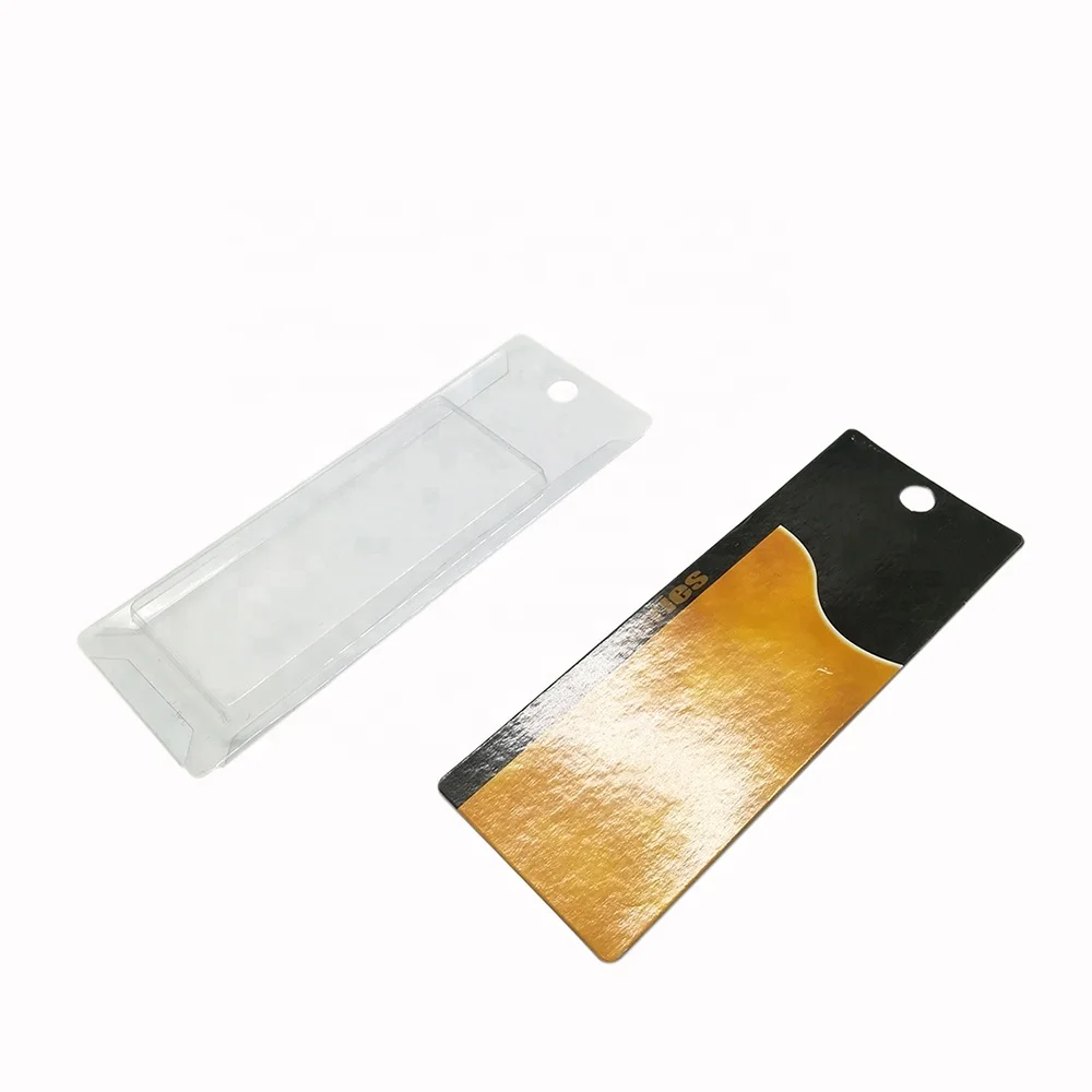 custom made folded edge slide card blister packs