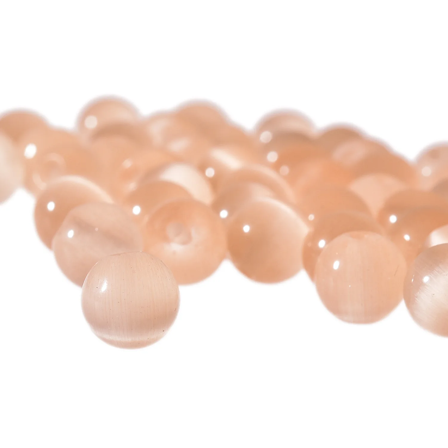 

Amazon Hot Sale Loose Opal Beads For DIy Bracelet Colorful Loose Round Beads In Box For Children, Mixed color