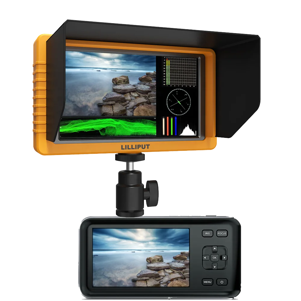 

Lilliput Q5 Full HD 3G-SDI HDMI Monitor With 5.5 inch IPS 8bits Screen Supports SDI And HDMI Signal Cross Conversion