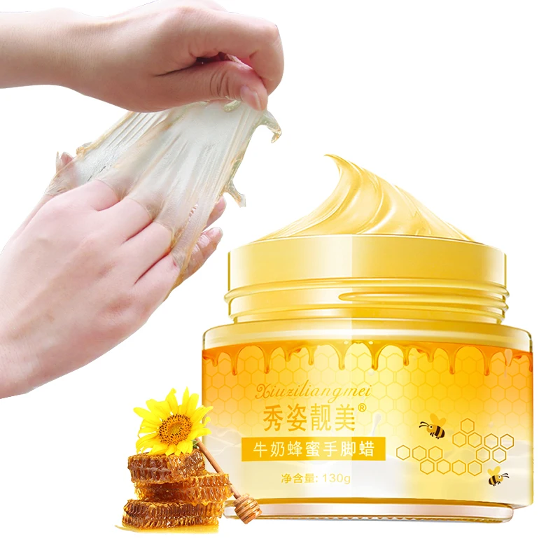 

Milk honey hand and foot wax moisturizing and rejuvenating anti-chapped skin Hand mask factory