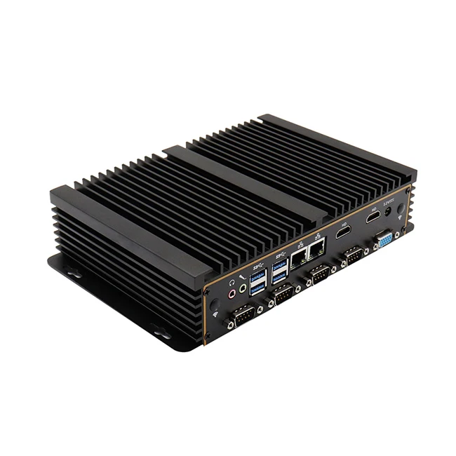 

cheap fanless pc i3 6006U dual channel DDR4 embedded computer Industrial PC i5