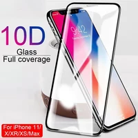 

OTAO 9H Curved Full Cover Tempered Screen Protector For iphone 11 Pro Max XS XR X 8 7 6 6s Plus Glass Protector De Pantalla