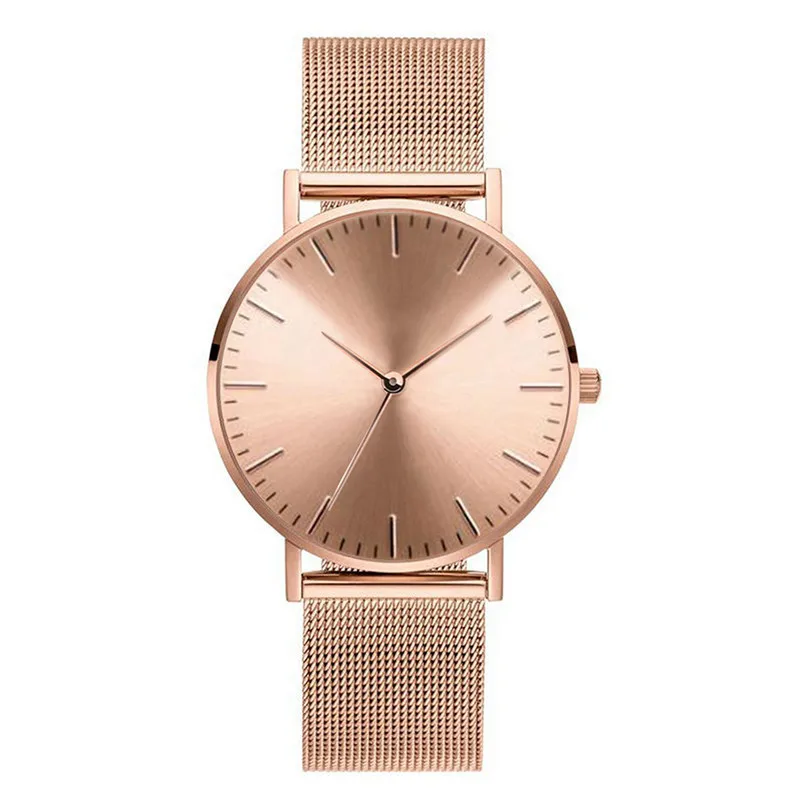 

WJ-10432 Hot Selling Classic Watches Men Women Alloy Mesh Belt Watches Minimalist Simple Ultra-Thin Casual Quartz Unisex Watches, Mix