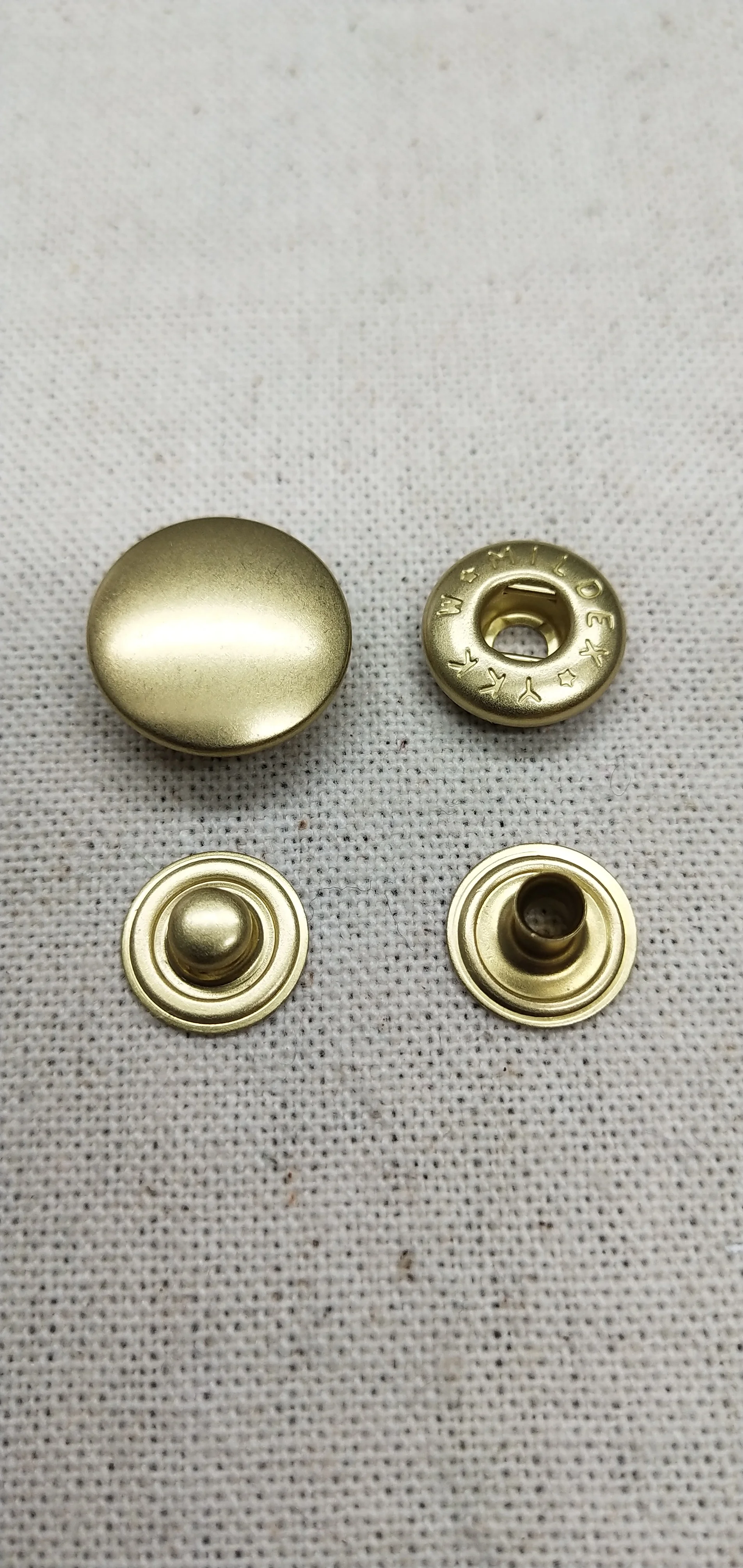 Antique Brass Customized Metal Press Yk Snap Button For Garments K
