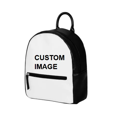 

ForUDesigns 3D printing PU kids backpack cute small cat waterproof kindergarten bag gift for children, Customized