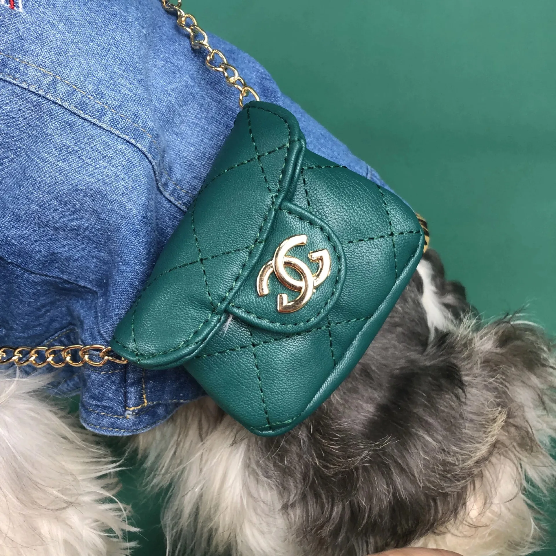 Classic Luxury Brand Dog Bag Shoulder Bag For Pet Dog Cat Dog