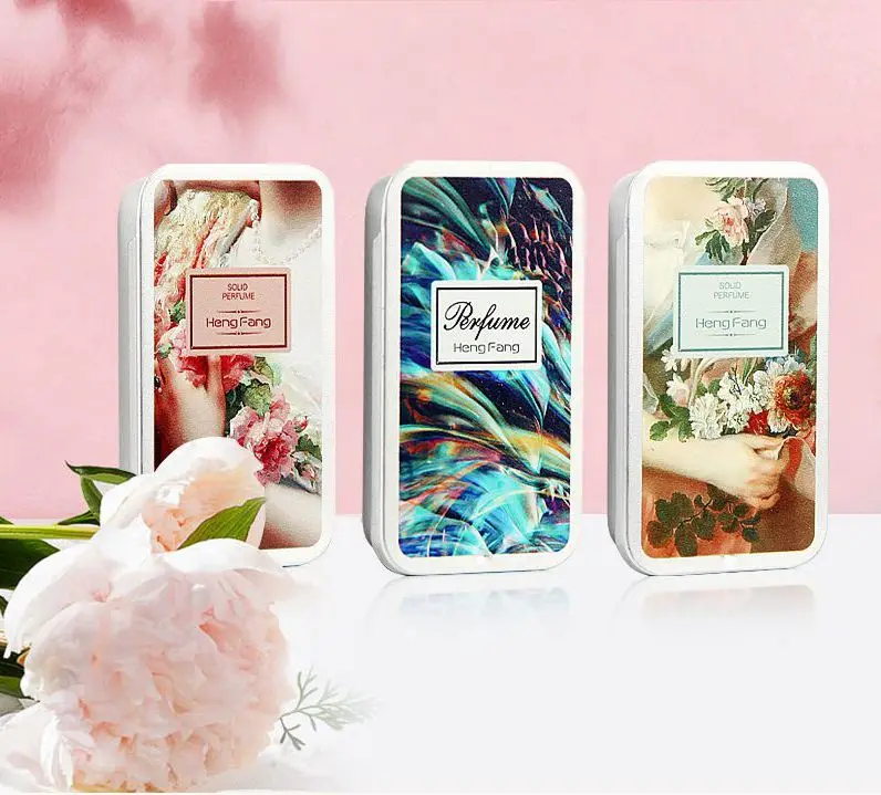 

H5004A Long lasting Solid perfume body fragrance 2pcs in 1 set box long lasting solid perfume