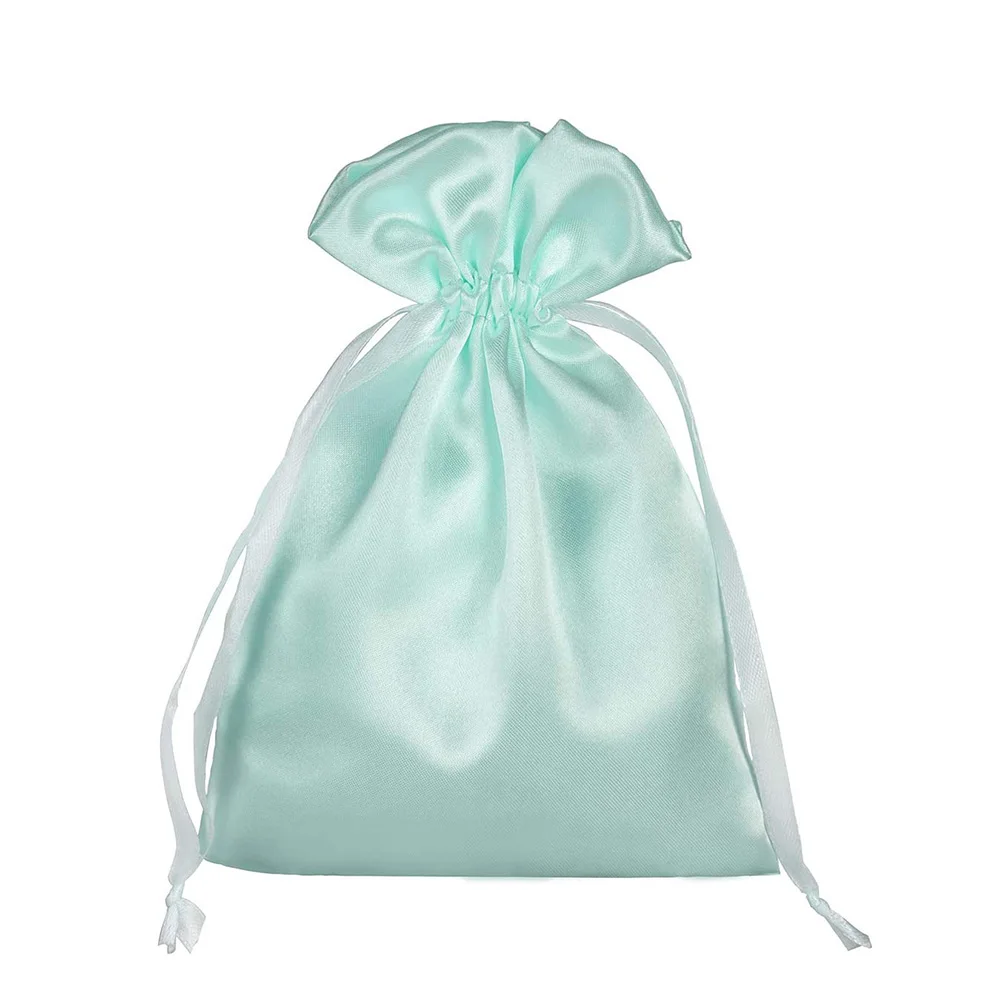 

Colorful ecological friendliness natural stain dust bags satin bag pouch for jewelry