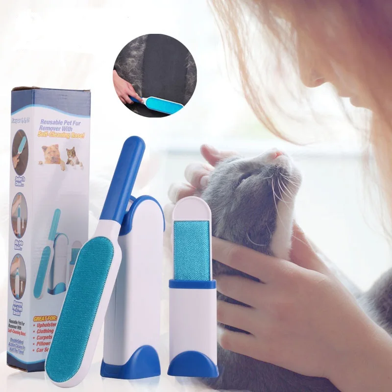 

Factory Direct Sales Dog Hairs Shave Clean Hair Catcher Shedding Dog Hair Dematting Brush Pet Grooming Comb, Blue, red ,gray
