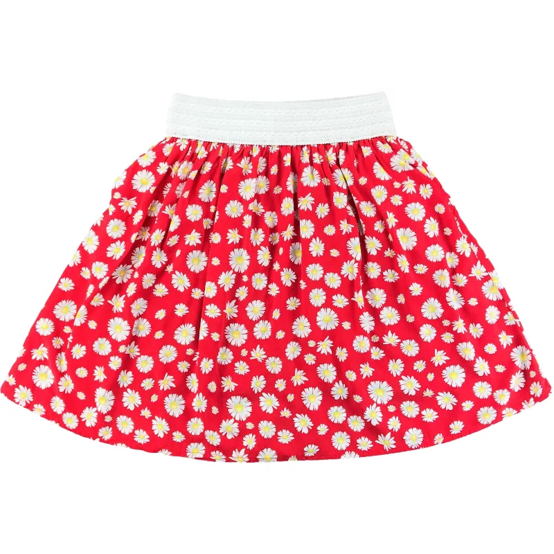 

Summer Girls Mini Skirt Ladies Short Dresses Sexy Daisy Floral Elastic Waist Womens Skirts