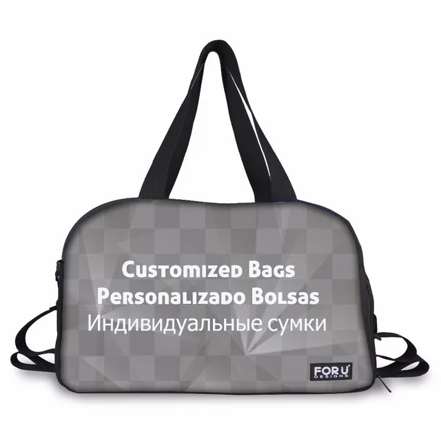 

Custom Printed Foldable Women's Mens Traveling Luggage Tote Bags Organizer