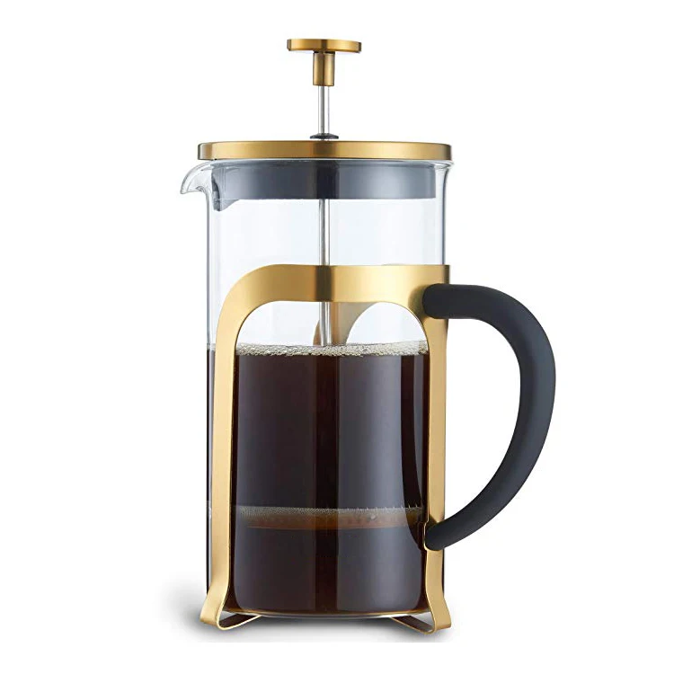 800/1000ml Gold Color Stainless Steel French Press For Home Buy Gold