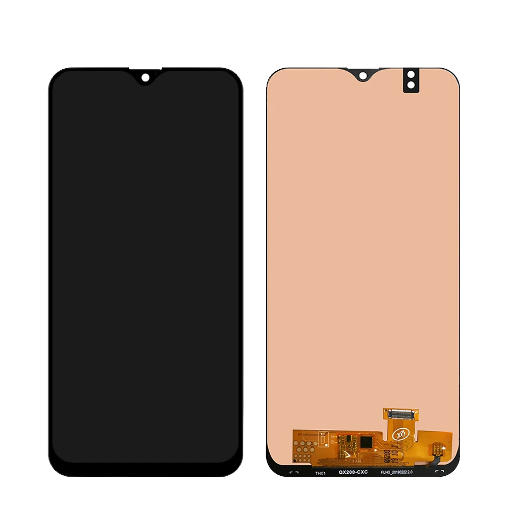 

For Samsung Galaxy A20 A205 2019 LCD Display Touch Screen Digitizer Full Assembly Glass Lens Panel Replacement, Black