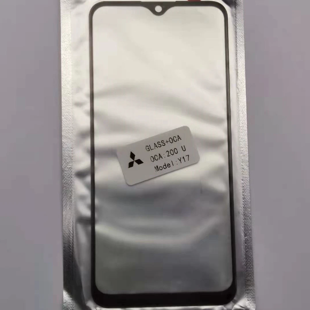 

front screen Glass lens with OCA for Vivo Y17