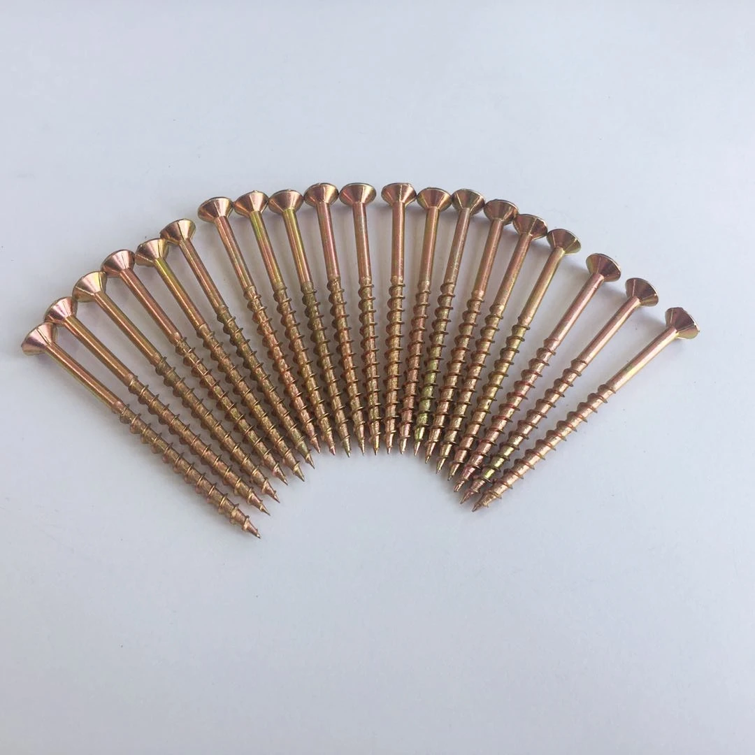 
Tianjin krd direct sales flat head high quality carbon steel wood screw 