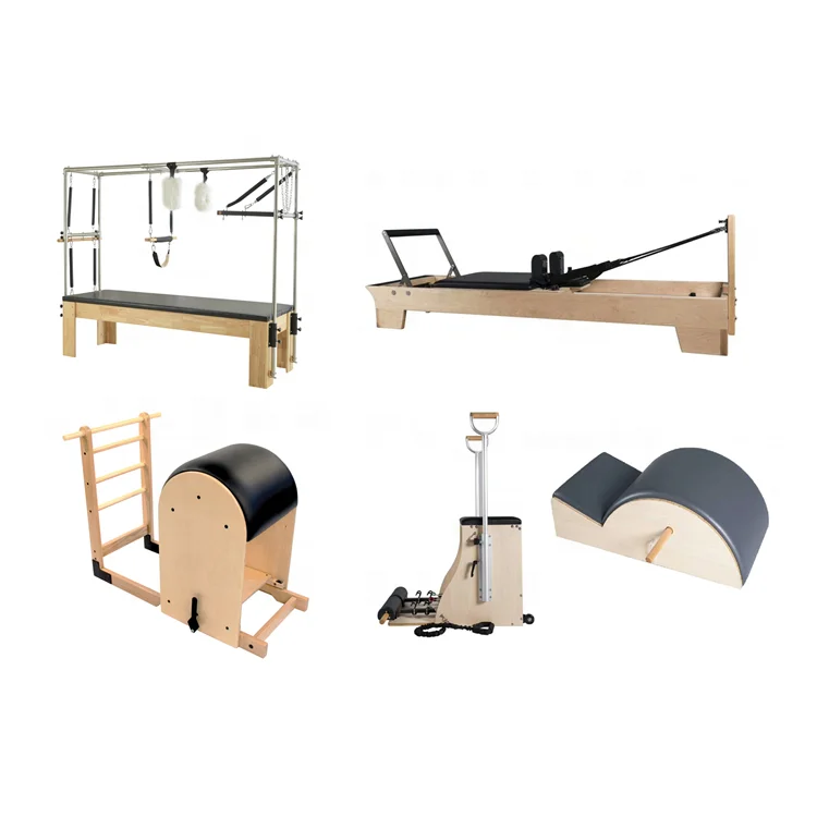 

High Quality Body Banlanced Exercise Fitness Reformer Pilates, Wood color