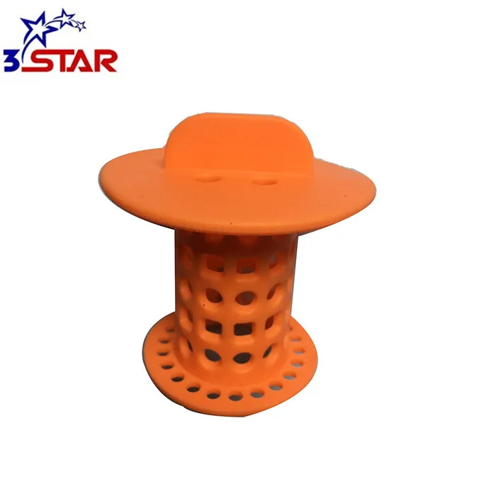 

silicon shower bath sink drain hair catcher, Customized color