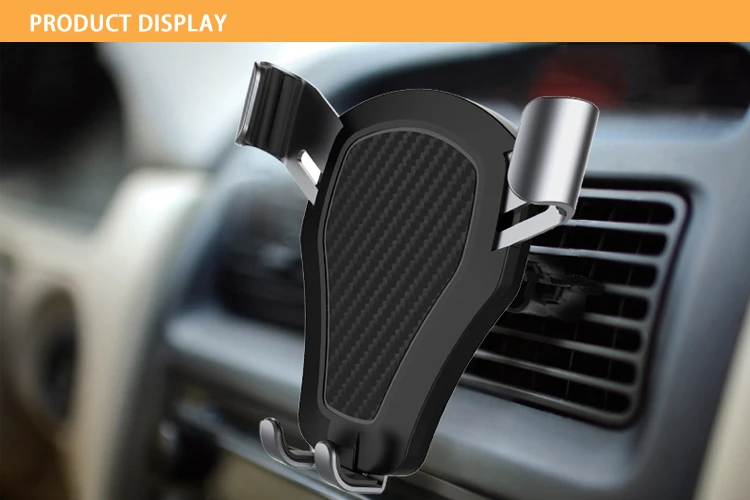 High Grade Universal Gravity Air Vent Car Phone Holder Mount Cradle Stands for iPhone Mobile Cell Phone GPS Smartphone Holder