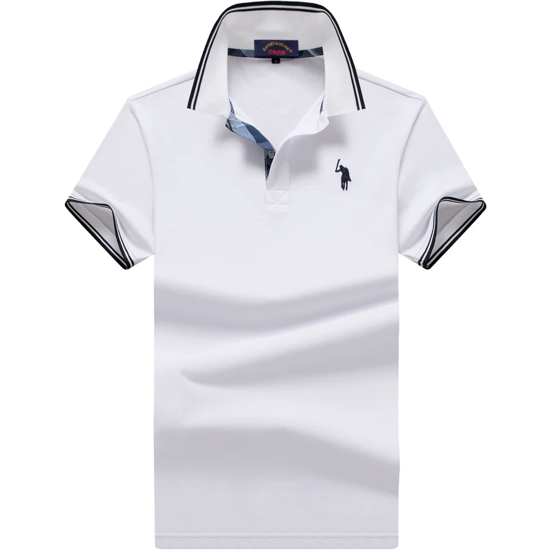 

2021 New Summer Arrivals Fashion Custom Brand Lapel Short Sleeve Animal Embroidered Casual Polo Shirts for Men OEM ODM Wholesale