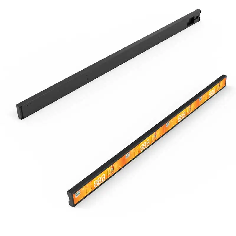 
38.5 inch stretch bar totem display lcd taxi high brightness strip wide supermarket led advertising screen 